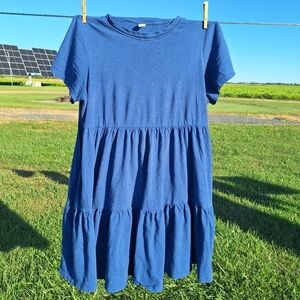 ⭐️3/$20 Old Navy T-Shirt Dress, Blue, Size Large